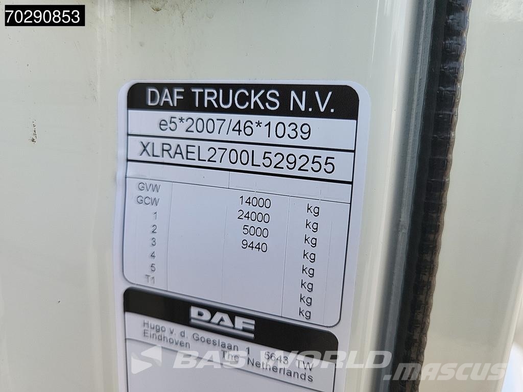 DAF LF 260 LF 4X2 LIKE NEW 14t NL-Truck PTO + aggregat Caminhões baú