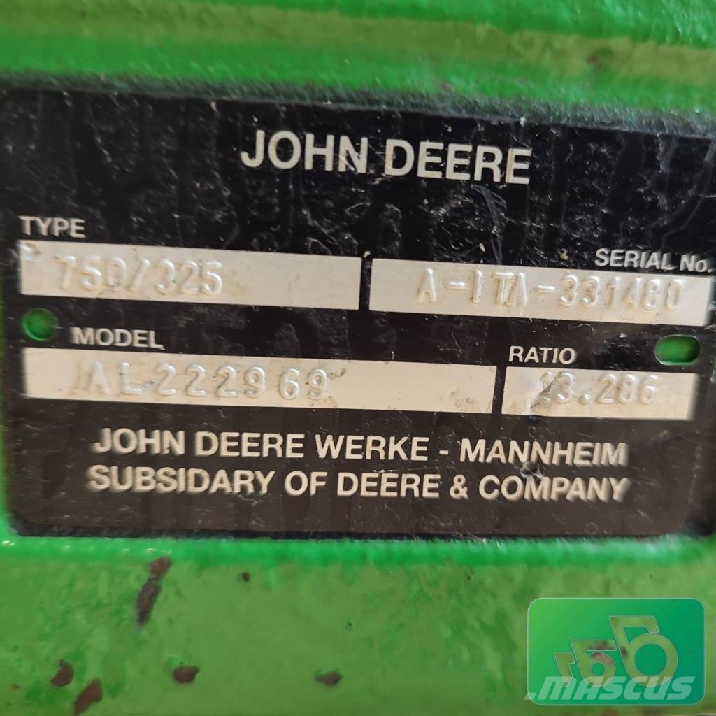 John Deere 6175R Steering knuckle, reduction gear, hub, axle shaft Σασί - πλαίσιο