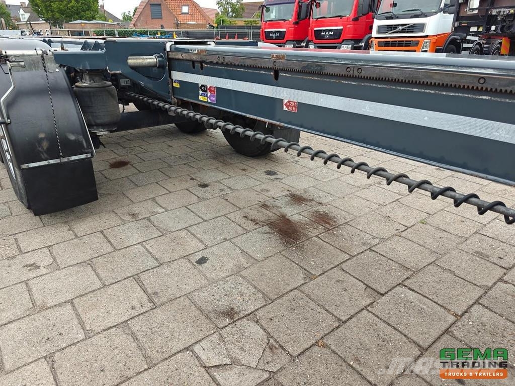 D-tec FT-LS-S Multi - All Connections - Lift Axle - SAF Kontejnerske poluprikolice