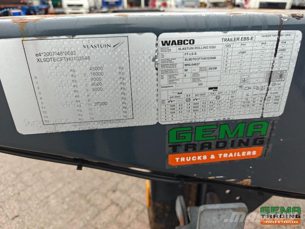 D-tec FT-LS-S Multi - All Connections - Lift Axle - SAF Kontejnerske poluprikolice