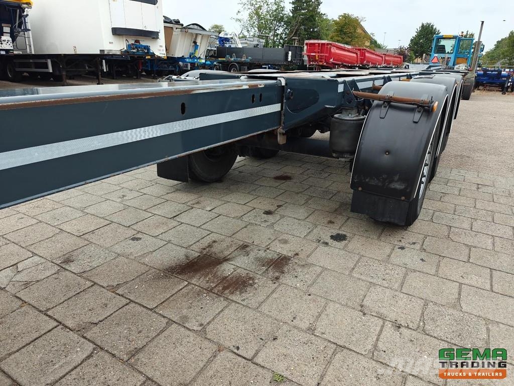 D-tec FT-LS-S Multi - All Connections - Lift Axle - SAF Kontejnerske poluprikolice
