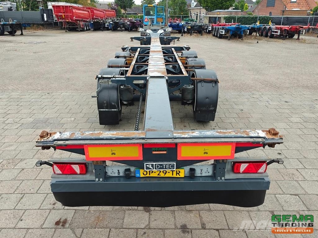 D-tec FT-LS-S Multi - All Connections - Lift Axle - SAF Kontejnerske poluprikolice
