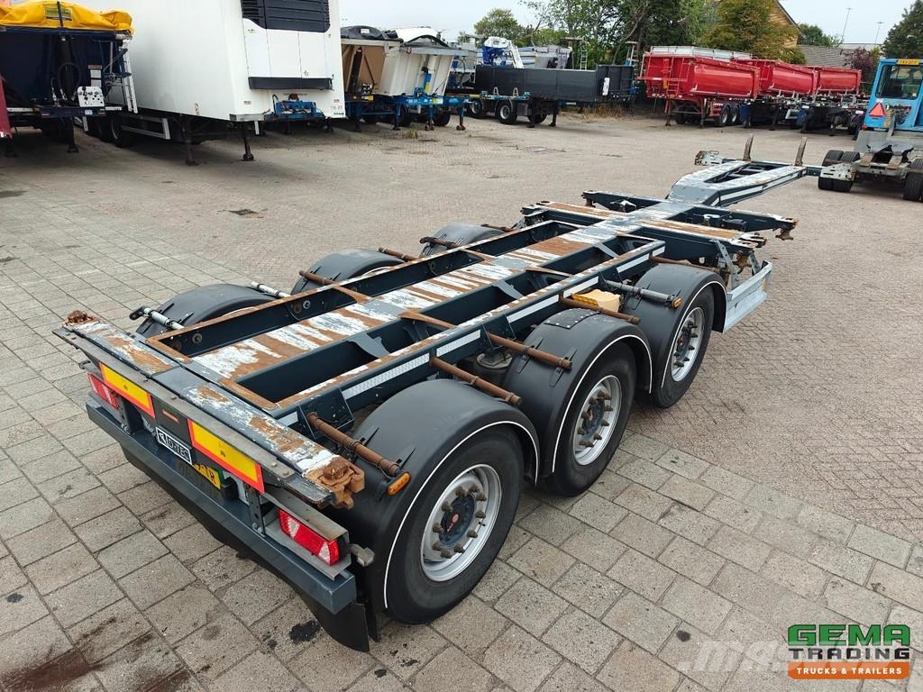 D-tec FT-LS-S Multi - All Connections - Lift Axle - SAF Kontejnerske poluprikolice