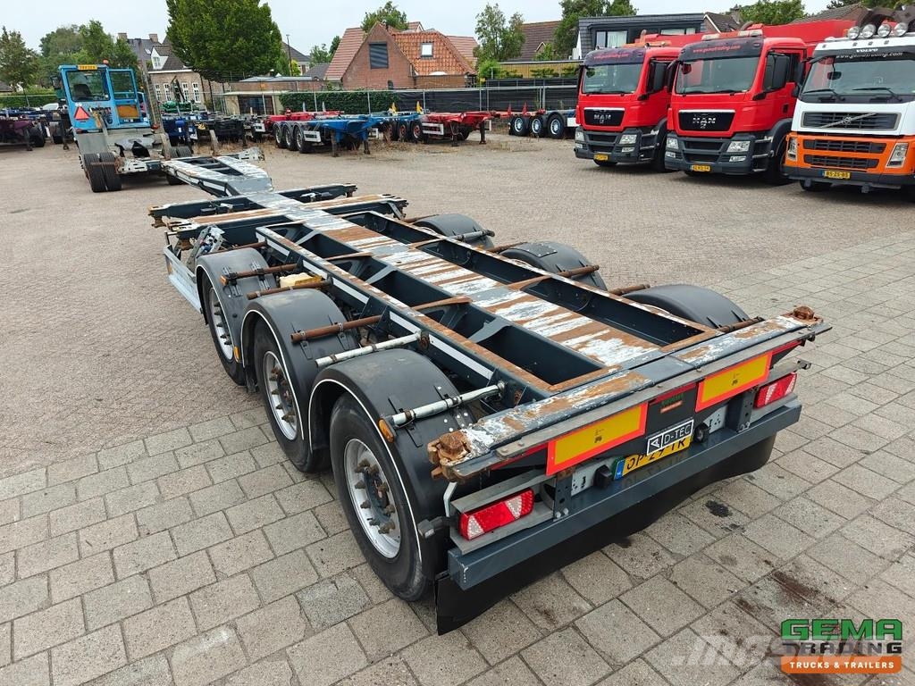 D-tec FT-LS-S Multi - All Connections - Lift Axle - SAF Kontejnerske poluprikolice