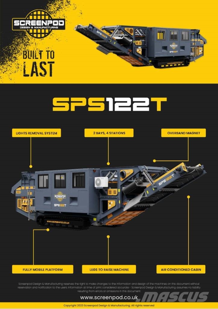 Screenpod SPS122M 移动式筛分机