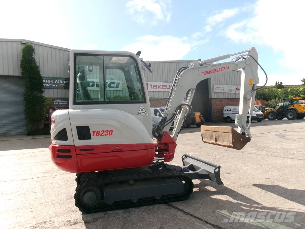 Takeuchi TB 230 Miniekskavaatorid < 7 t