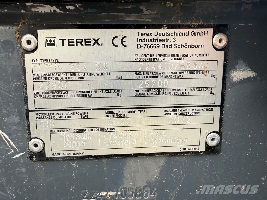 Terex Ecotec MHL 331 F / MHL331F / Terex Ecotec TWH224 Waste / industry handlers
