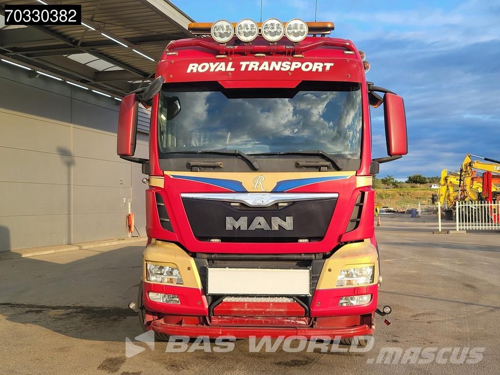 MAN TGS 35.480 8X4 Machine transporter Lift+steering a Camiones portacoches
