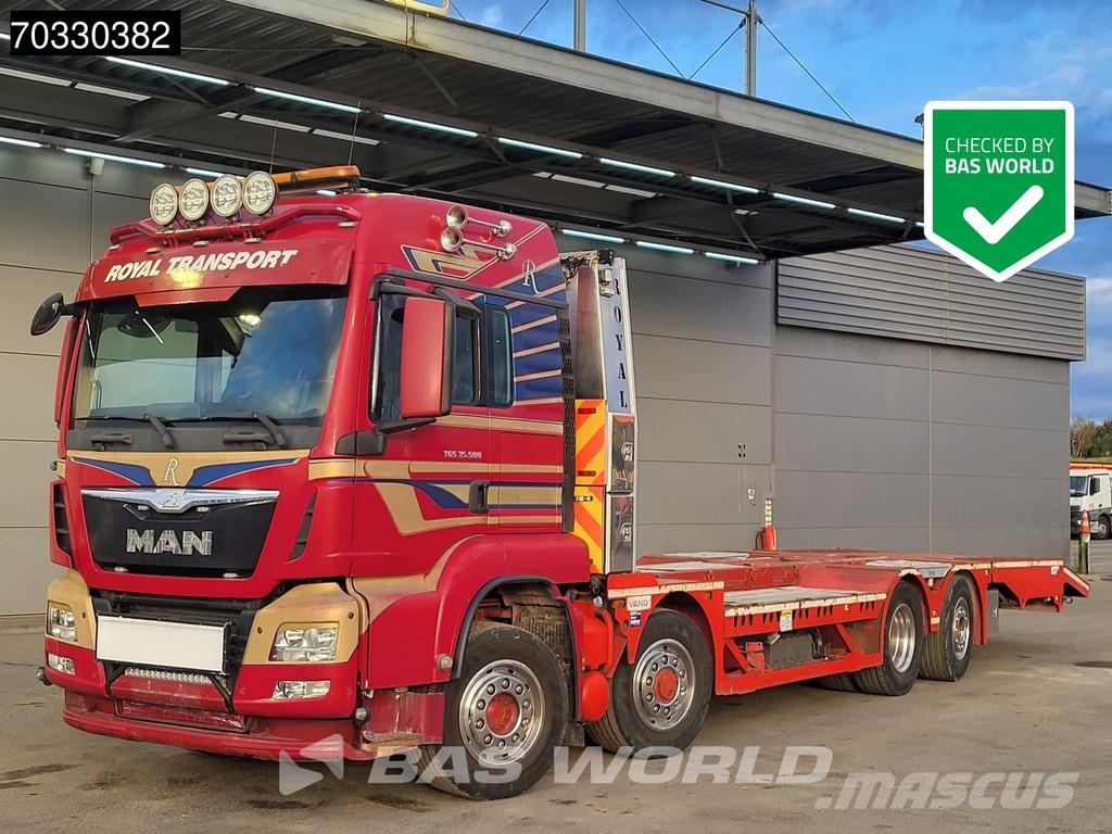 MAN TGS 35.480 8X4 Machine transporter Lift+steering a Camiones portacoches