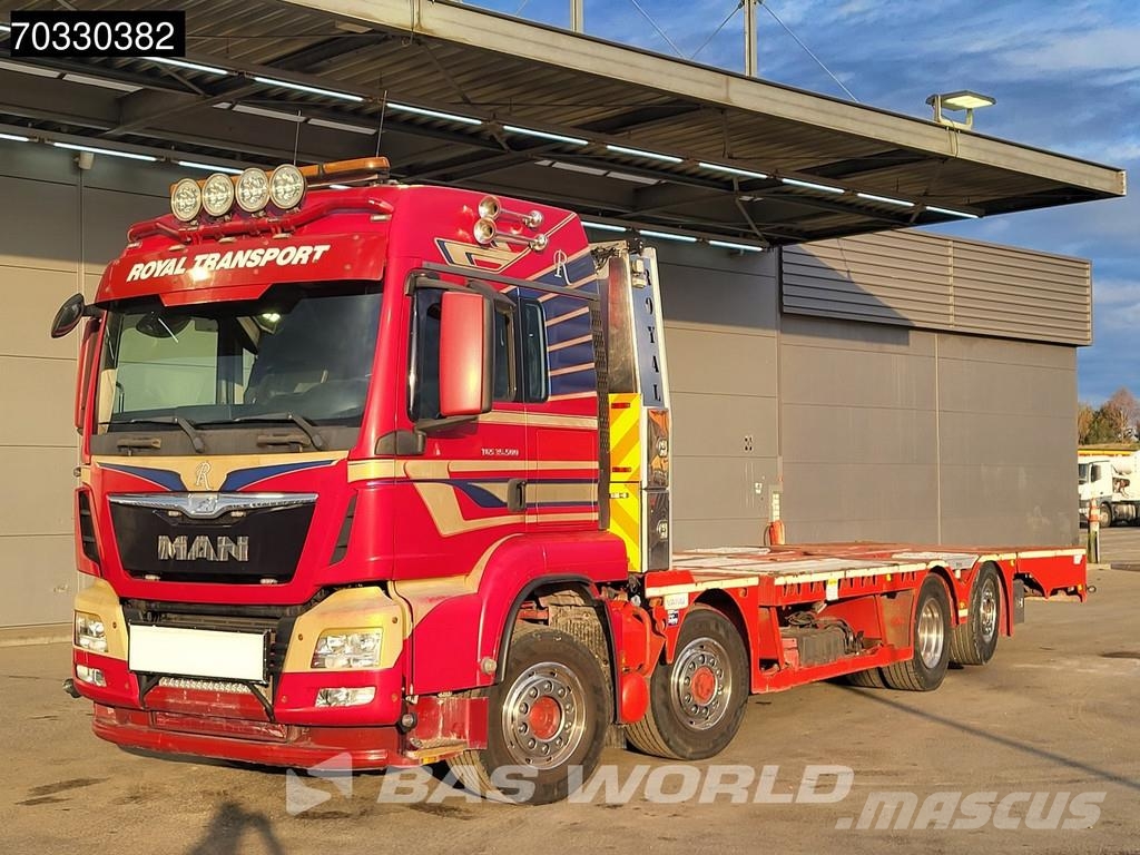 MAN TGS 35.480 8X4 Machine transporter Lift+steering a Camiones portacoches