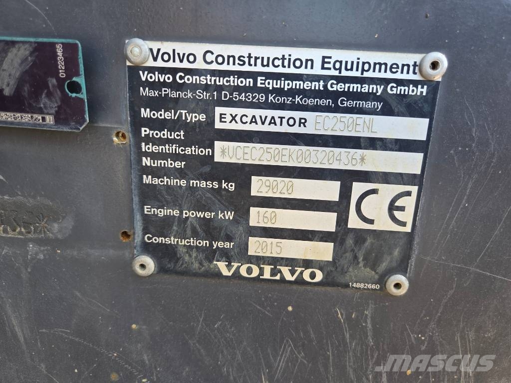 Volvo EC250ENL Гусеничные экскаваторы