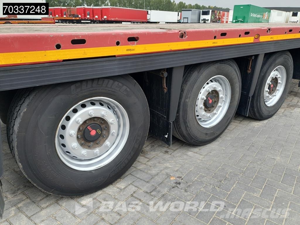 Faymonville F-S43-1AAF 3 axles Extendable Lift + Steering Axle Semi Reboques estrado/caixa aberta