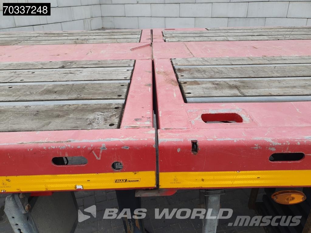 Faymonville F-S43-1AAF 3 axles Extendable Lift + Steering Axle Vlakke laadvloeren