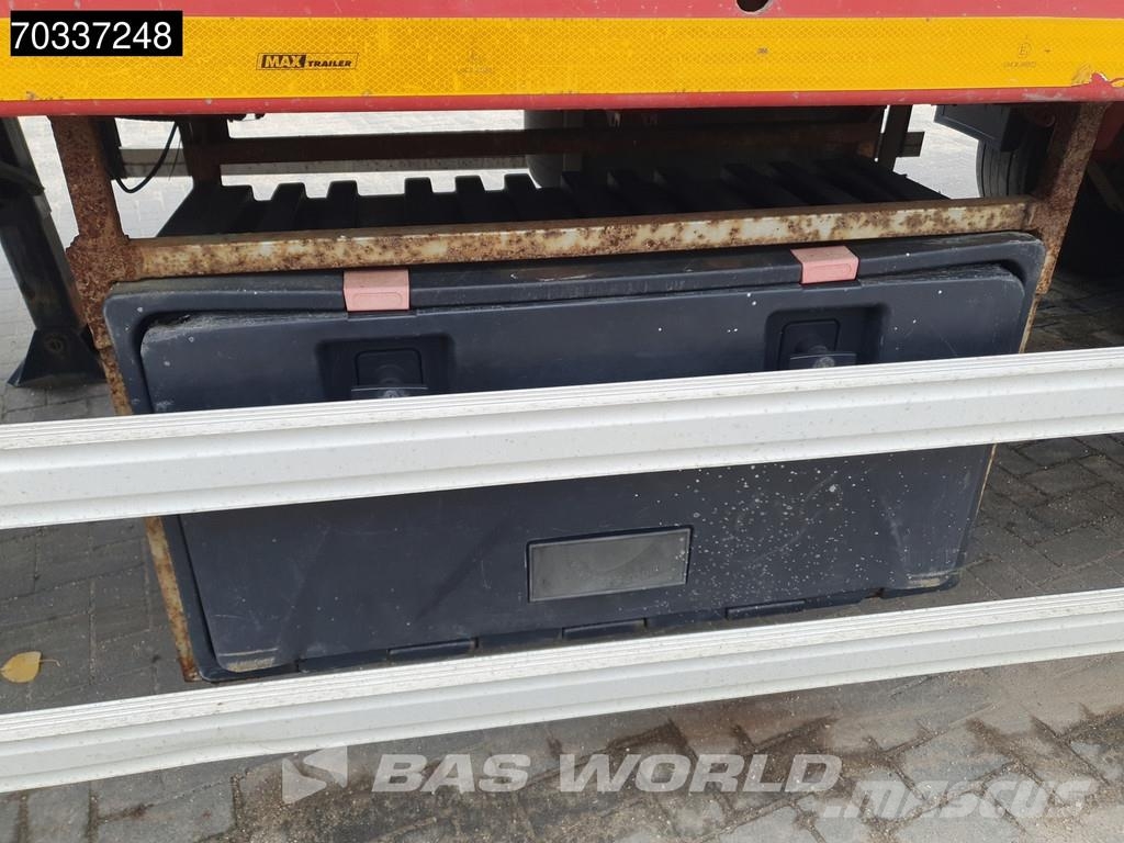Faymonville F-S43-1AAF 3 axles Extendable Steering Axle SAF MO نصف مقطورات مسطحة / مفصلية الجوانب