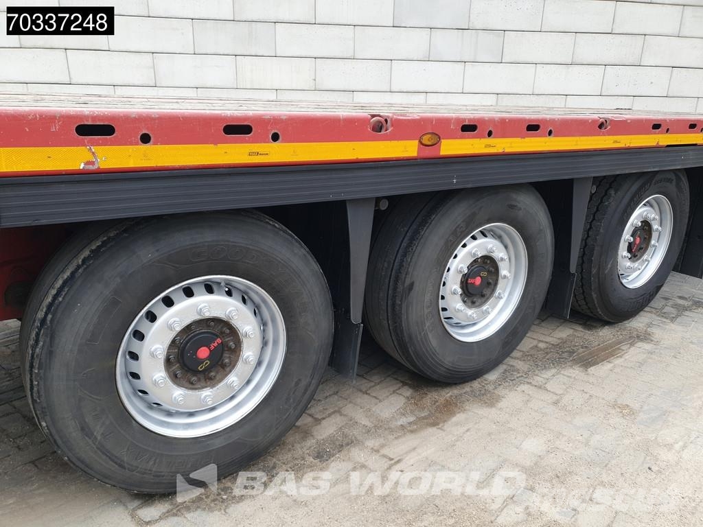 Faymonville F-S43-1AAF 3 axles Extendable Lift + Steering Axle Semi Reboques estrado/caixa aberta