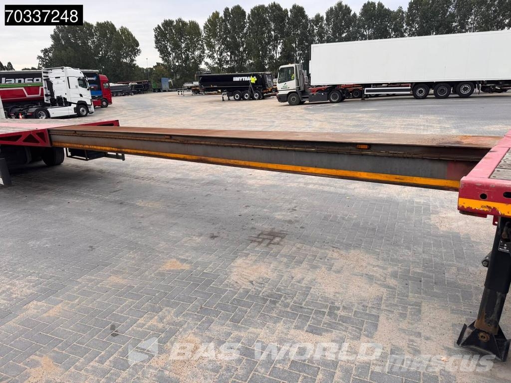 Faymonville F-S43-1AAF 3 axles Extendable Lift + Steering Axle Vlakke laadvloeren