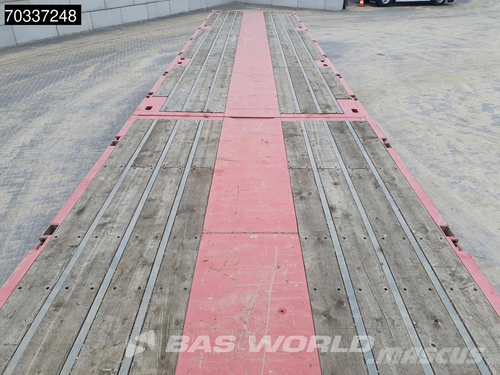 Faymonville F-S43-1AAF 3 axles Extendable Lift + Steering Axle Semi Reboques estrado/caixa aberta