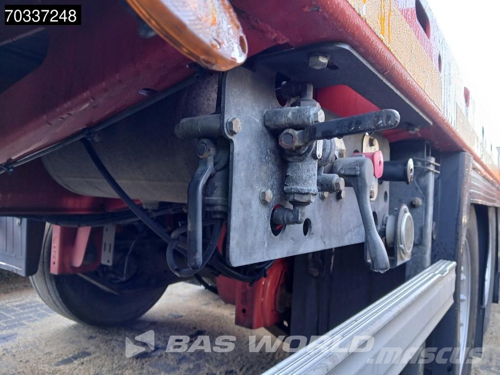 Faymonville F-S43-1AAF 3 axles Extendable Steering Axle SAF MO نصف مقطورات مسطحة / مفصلية الجوانب