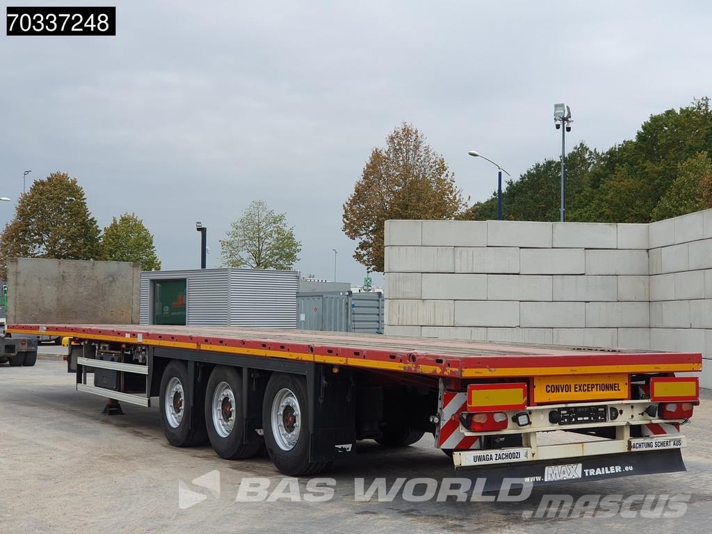 Faymonville F-S43-1AAF 3 axles Extendable Lift + Steering Axle Vlakke laadvloeren