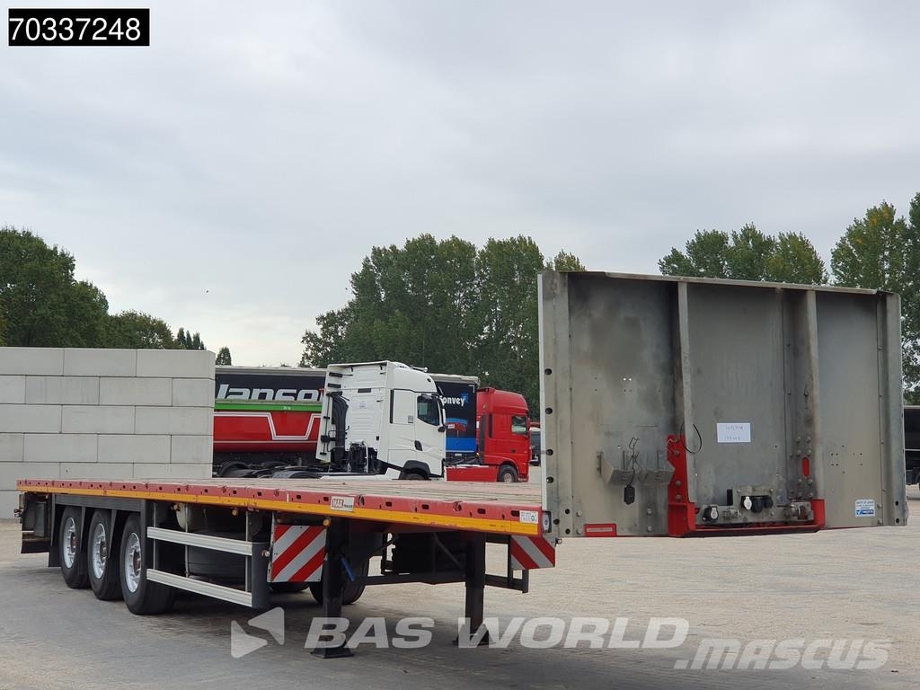 Faymonville F-S43-1AAF 3 axles Extendable Steering Axle SAF MO Flatbed/Dropside semi-trailers