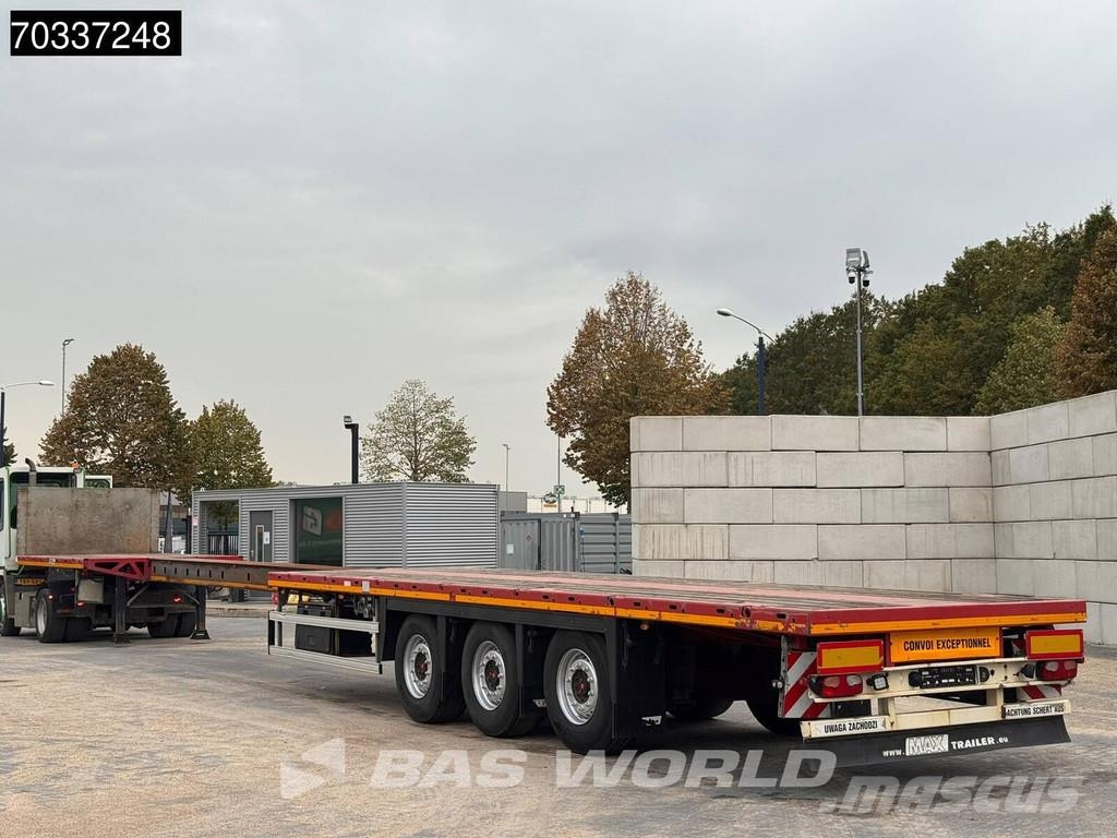 Faymonville F-S43-1AAF 3 axles Extendable Steering Axle SAF MO Flatbed/Dropside semi-trailers