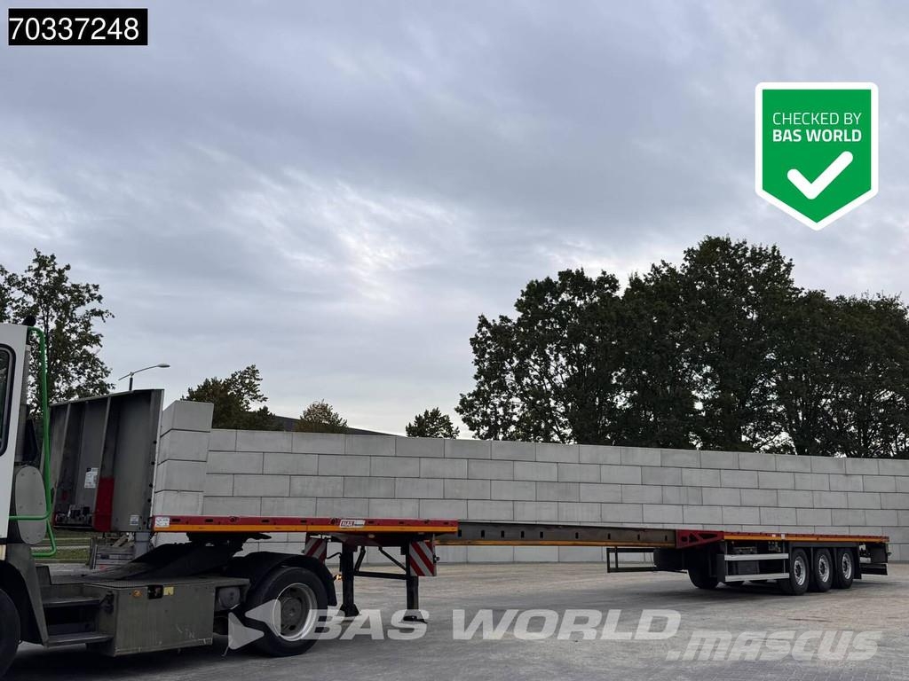 Faymonville F-S43-1AAF 3 axles Extendable Lift + Steering Axle Semi Reboques estrado/caixa aberta