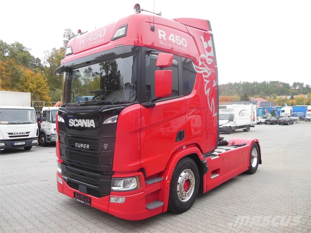 Scania R450, Retardér, Hydraulika, Alu disky, Komp Prime Movers