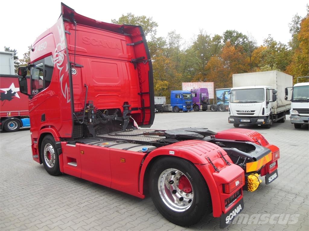 Scania R450, Retardér, Hydraulika, Alu disky, Komp Prime Movers
