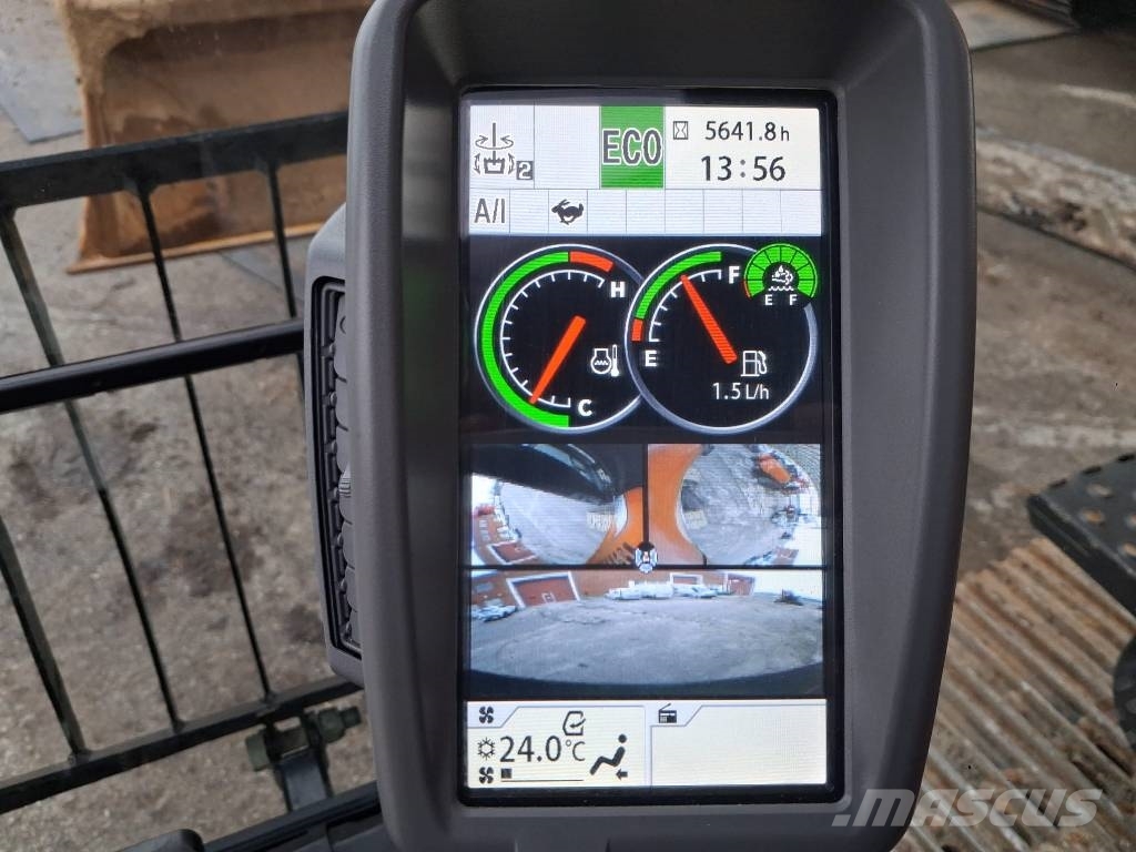 Hitachi ZX 135 US-6 Engcon Kāpurķēžu ekskavatori