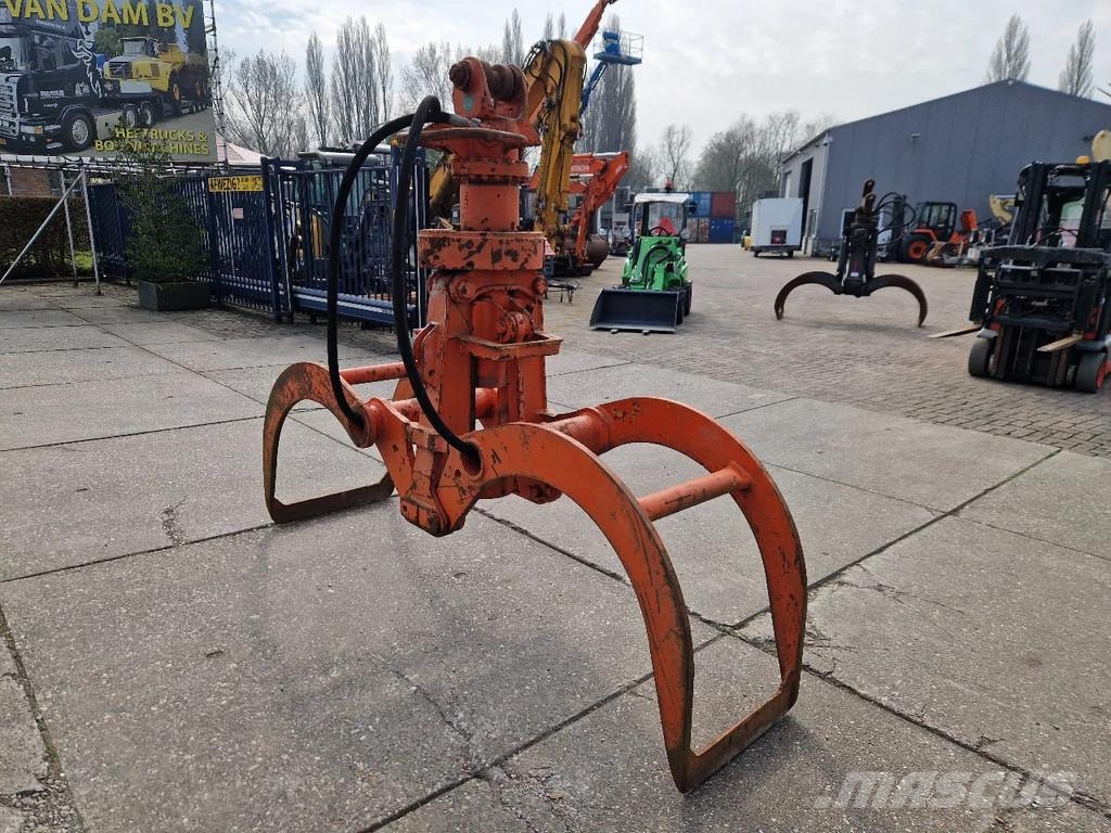 Atlas en O&K hydraulische bomenklemmen Abrazaderas de rodillo