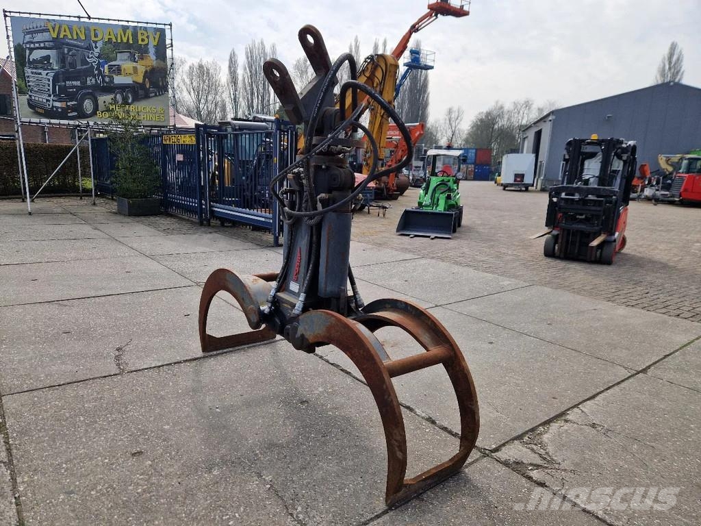 Atlas en O&K hydraulische bomenklemmen ملزمات بكرة