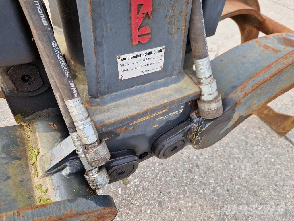Atlas en O&K hydraulische bomenklemmen ملزمات بكرة