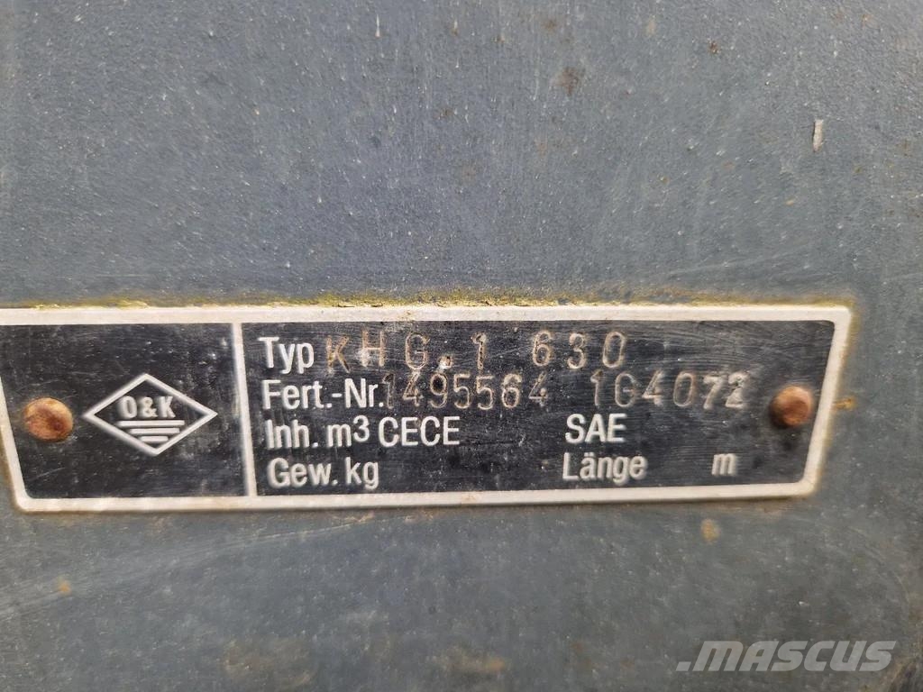 Atlas en O&K hydraulische bomenklemmen Abrazaderas de rodillo