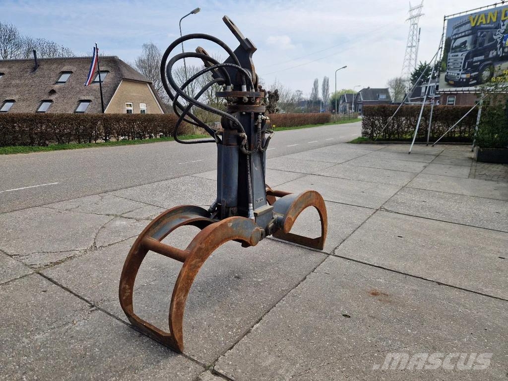 Atlas en O&K hydraulische bomenklemmen Abrazaderas de rodillo
