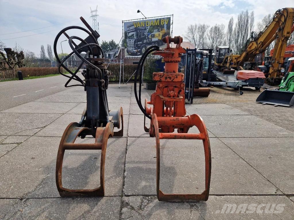 Atlas en O&K hydraulische bomenklemmen Abrazaderas de rodillo