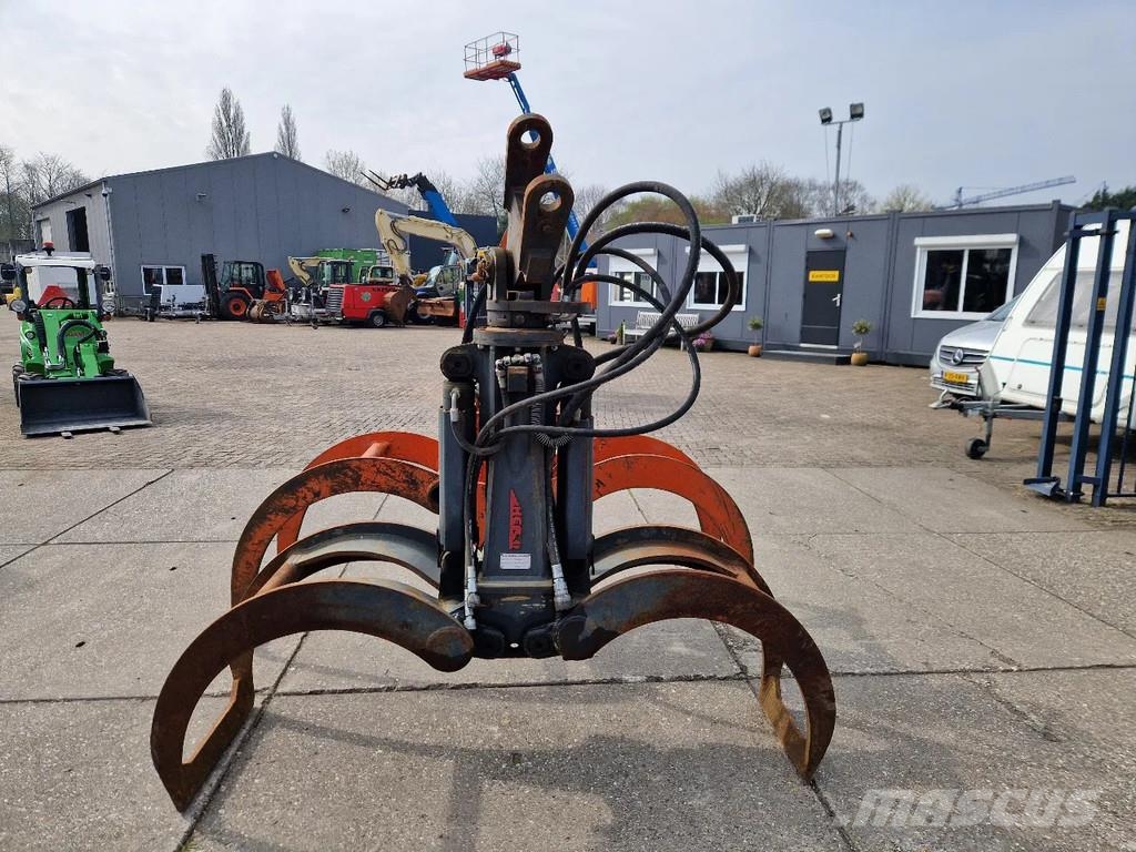 Atlas en O&K hydraulische bomenklemmen ملزمات بكرة