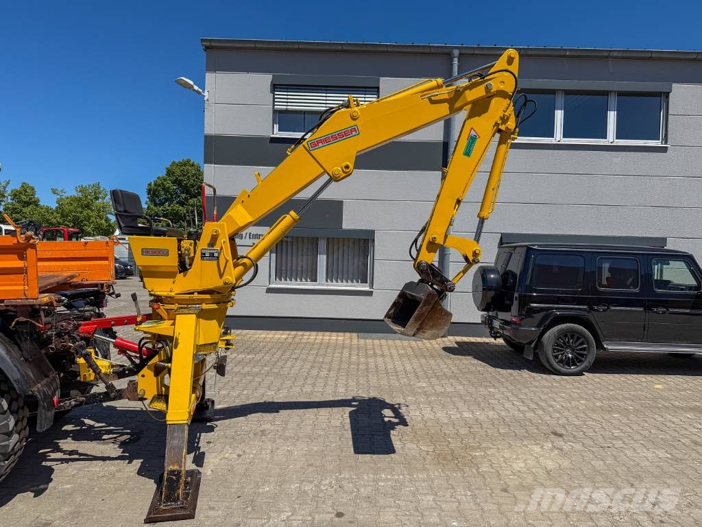 Griesser HK5000 Heckbagger Zapfwelle Mini excavadoras < 7t