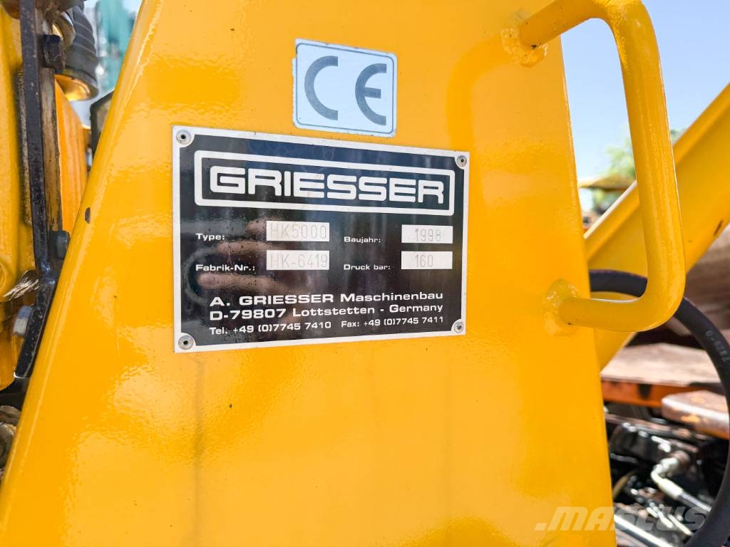 Griesser HK5000 Heckbagger Zapfwelle Mini excavadoras < 7t