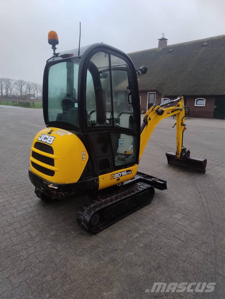 JCB 8018 CTS Mini ekskavatörler, 7 tona dek