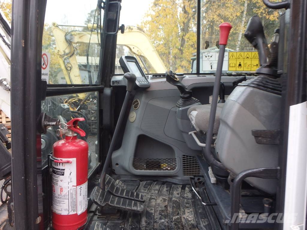 Bobcat E 85 Engcon pihdeillä Midibagger 7t - 12t