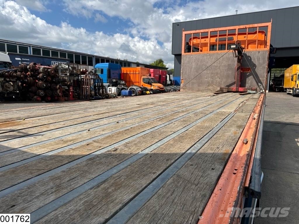 Renault C 380 6X4, EURO 6, HIAB, Remote, Steel suspension Lastbil med lad/Flatbed