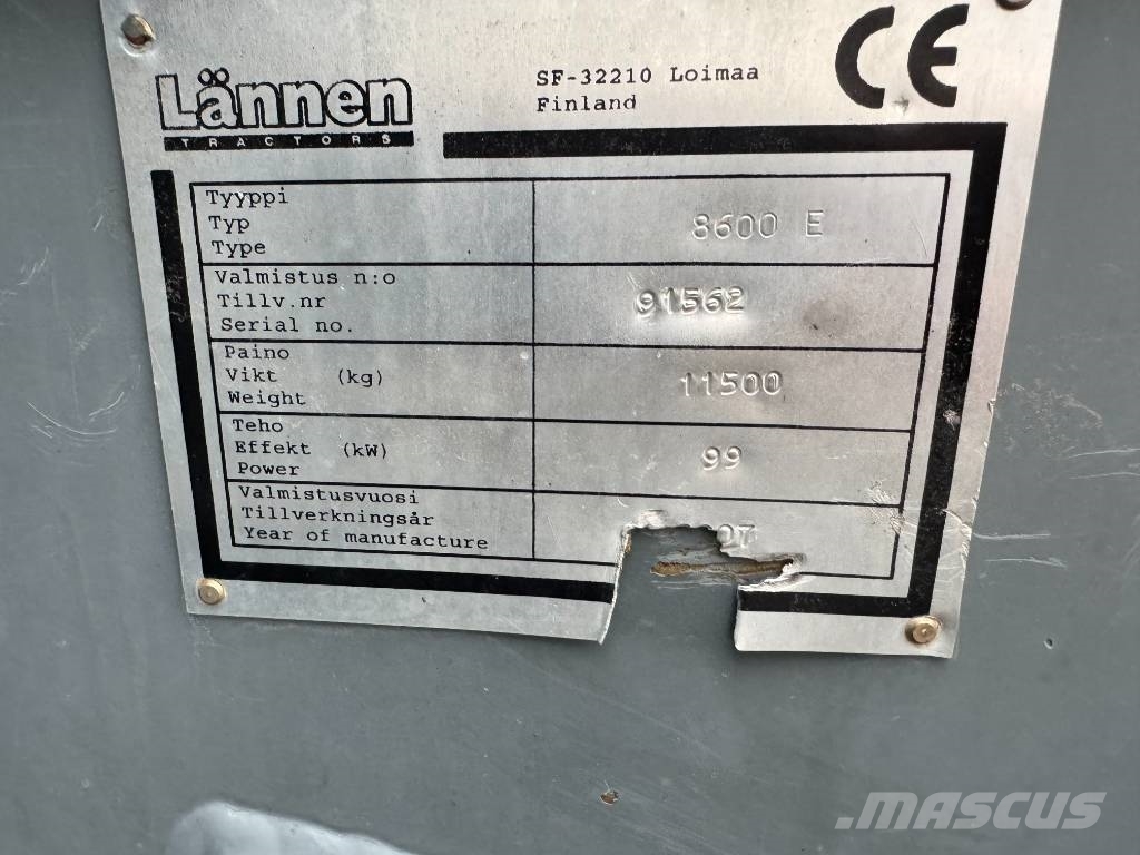Lännen 8600E PYÖRITTÄJÄ, NOSTIN YM. Graaf-laadcombinaties