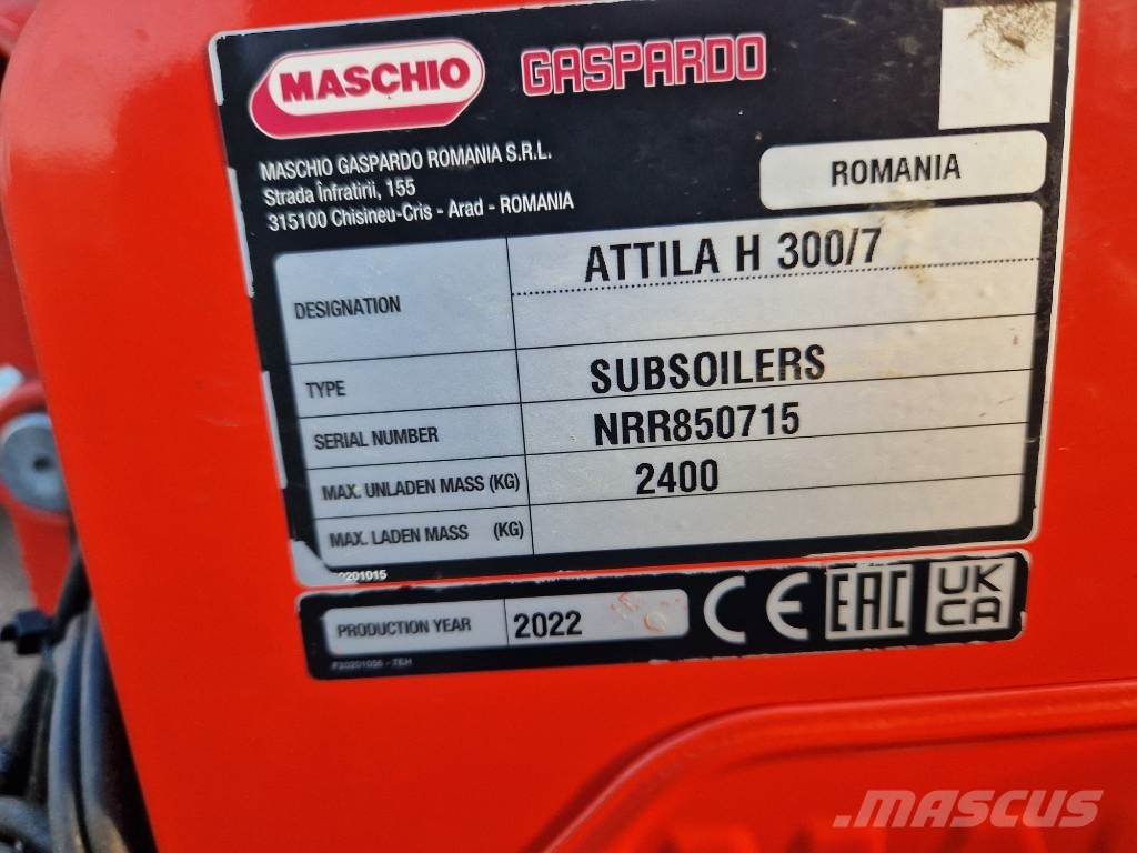 Maschio Attila 300/7 Cultivadores