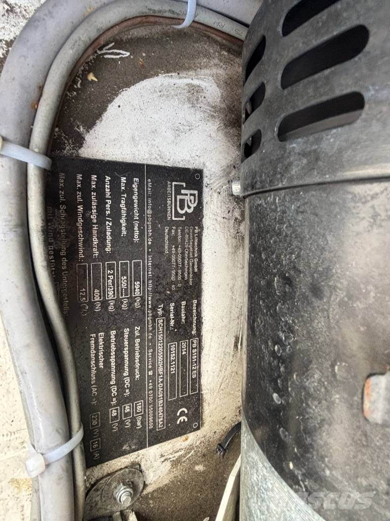 PB Lifttechnik S151-12 schaarlift pb-lift s151 Schaarhoogwerkers