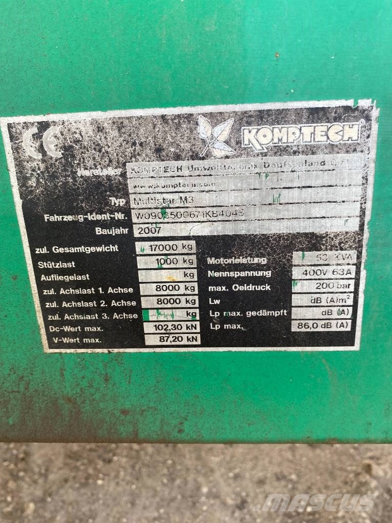 Komptech Multistar M3 Przesiewacze