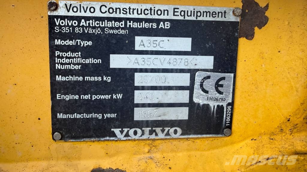 Volvo A 35 C Σπαστό Dump Truck ADT
