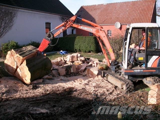 Kegelspalter PRO Kegelspalter Holzspalter Baggersp Houtklover