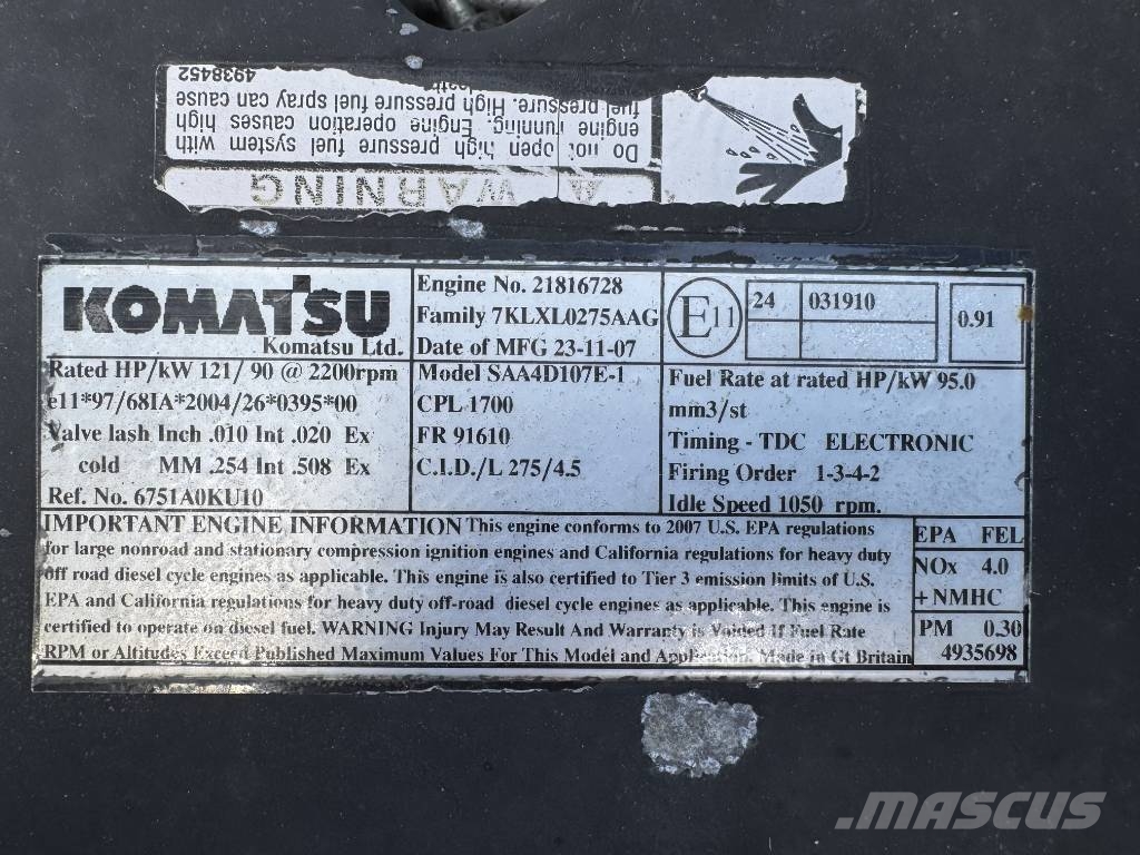 Komatsu PC 160 LC-7E0 حفارات زحافة
