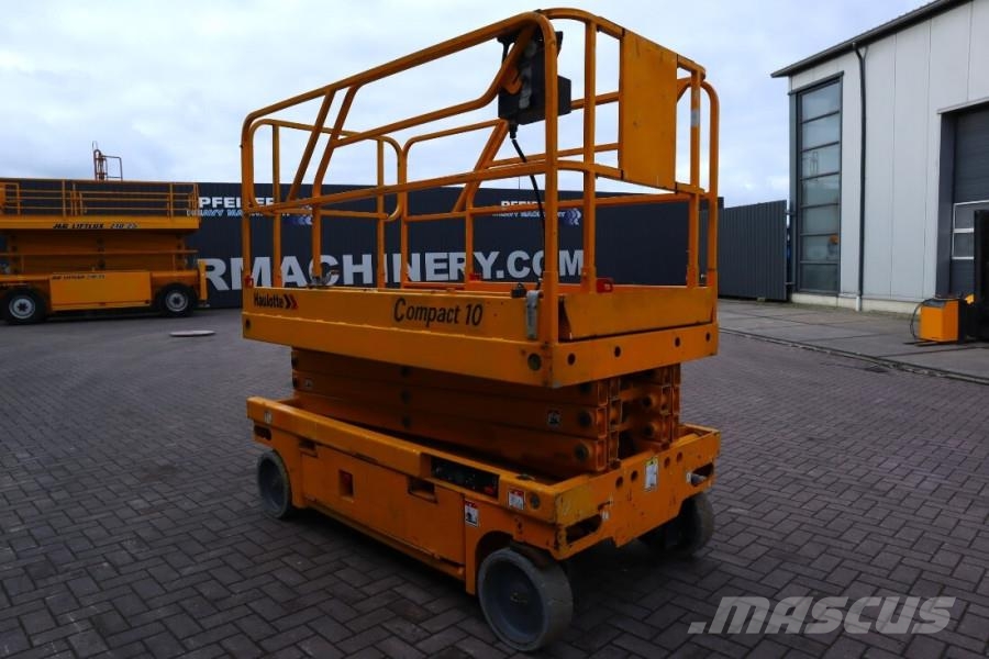 Haulotte Compact 10 Electric, 10m Working Height, 450kg Cap Scissor lifts