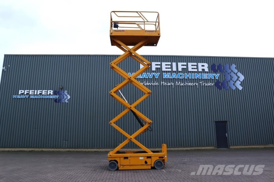 Haulotte Compact 10 Electric, 10m Working Height, 450kg Cap Scissor lifts